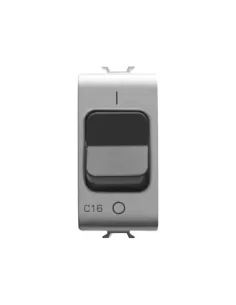 Gewiss automatic circuit breaker 1p n c16 3ka 230v gw14468 chorus titanium